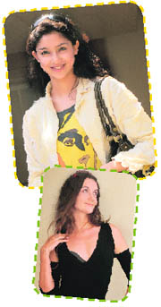 Tanvi Vyas & International white model from Sweden