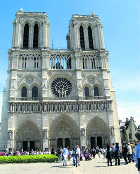 The site at which Notre Dame Cathedral stands is the cradle of Paris