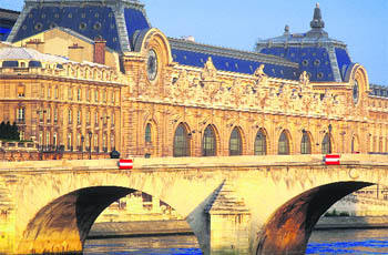 On the left bank of the Seine is the Muse d'Orsay, a museum housed in a former railway station. It is best known for its extensive collection of Impressionist masterpieces by painters such as Monet and Renoir.