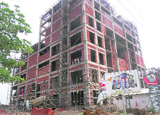 The Shalimar Mall in Industrial Area in Mohali.