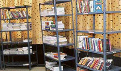 Lack of books in library of Silvi Park, Phase X, Mohali.