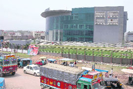 The Paras Downtown Sqaure Mall in Zirakpur. 