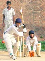 Probables go through the trials conducted for selecting the Ludhiana team for the Punjab State Inter-District Tournament in Ludhiana on Sunday. 