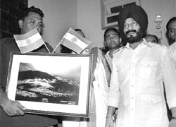 All-India Anti-Terrorist Front president Maninderjit Singh Bitta at a press conference in Patiala on Wednesday.