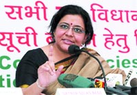 Chief electoral officer of Delhi Satbir Silas Bedi addresses a press conference in New Delhi