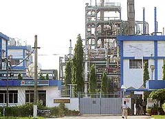 A view of Ranbaxy plant at Mohali. 