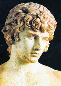 A sculpture of Apollo at the museum at Delphi.