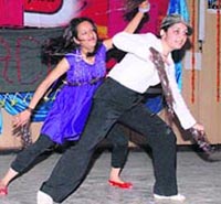 Students of INIFD present a dance performance at Hamirpur on Tuesday.