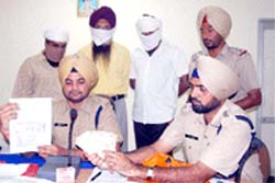 The accused in police custody