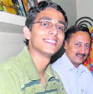 Govind Bharadwaj and Harpreet Kaur celebrate their success.