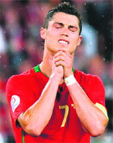 Ronaldos future with Manchester United is under immense scrutiny due to keen interest shown in him by Spanish giant Real Madrid.