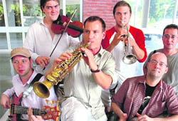 Austrian band NIM SOFYAN at UT guesthouse, Chandigarh, on Saturday.