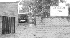 The mini public health centre at Noganwan village.