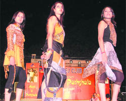 Youngsters perform during a summer camp in Satluj Club, Ludhiana, on Sunday.