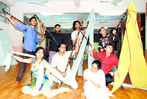Pakistani and Indian artistes participate in a theatre workshop being organised by Manch Rangmanch in collaboration with the National School of Drama and Punarjyot in Amritsar. 