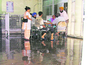 Employees of DTO work in a watelogged office in the basement of DC office.