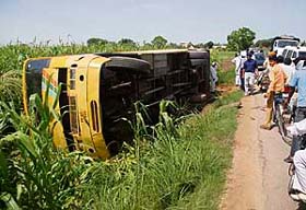 A view of the accident at Shangariwala village