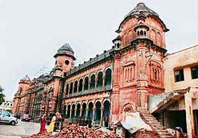 Restoration work starts at the Mubarak Mandi Heritage complex in Jammu