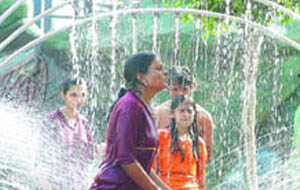 Theme parks in and around the city are attracting a huge crowd these days. 