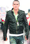 England cricketer Kevin Pietersen arrives at the British F1 Grand Prix at Silverstone on Sunday.