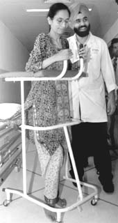 Seema finally walks after 15 years following successful surgery at Fortis Hospital. 