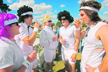Wimbledon is a sort of midsummer festival where everything looks picture perfect