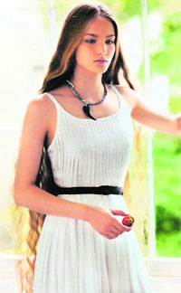 Promising supermodel Ruslana Korshunova, who committed suicide in New York recently.