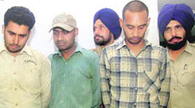 Mohit, Ravi and Sanjay in police custody.