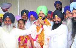 Manpreet Singh Ayali, who was elected chairman of zila parishad in Ludhiana 