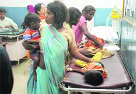 Patients being treated at General Hospital, Sector 6, Panchkula