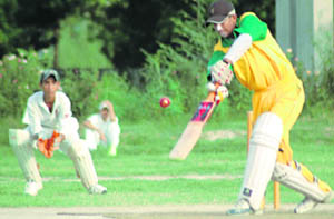 A match between Chandigarh and Faridkot in progress on the penultimate day of the Punjab State Inter-District Twenty20 Cricket Championship (U-16) in Ludhiana on Saturday. 