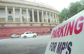 The Parliament House was all set for an influx of MPs and their vehicles, as the two-day session on the trust vote began on Monday
