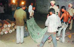The blast occurred in a godown near Leather Complex area in Jalandhar.