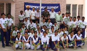 Van Mahotsava being celebrated at Kendriya Vidyalaya No. 1 in Bathinda Cantonment.