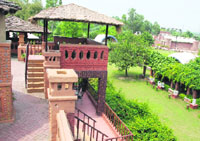 A view of Kalagram at Manimajra in Chandigarh which is to be developed on the pattern of Delhi Haat.