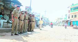 A view of the Sirsa market during a recent bandh.
