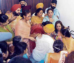 Ishmeets family in Ludhiana grieves after hearing the news of his death on Tuesday.