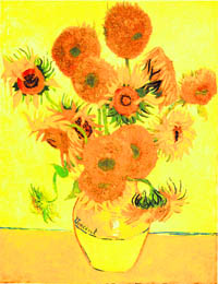 Vincent Van Goghs Sunflowers (1888)