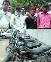 Delhi Police, West District, arrested four autolifters and recovered 13 vehicles, including three cars from them in New Delhi on Monday. 