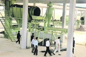 The solid waste management plant at Patvi in Ambala district.