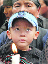 Childs protest in Shimla.
