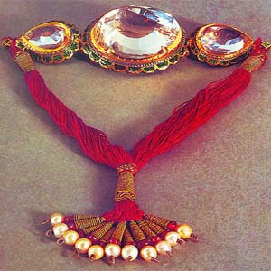 The Koh-i-Noor, which was worn by Maharaja Ranjit Singh in an armlet