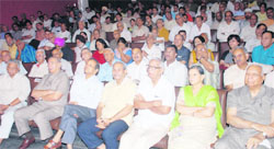 A seminar on Shri Amarnath land row in progress in Chandigarh