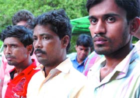The three held for running a fake currency racket in New Delhi