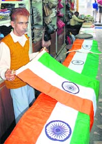 With Independence Day around the corner, Tricolour is in great demand