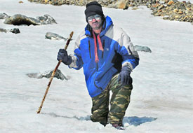 Soli Sethi scales Umasi glacier 18,500 ft above sea level