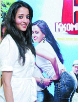 Bollywood actress Rima Sen at the inauguration of a showroom in Jalandhar 