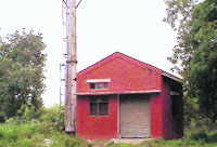 The incinerator chamber that is lying unused at the Jind hospital.