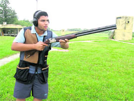 Smeet Singh in action.
