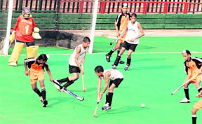 S. N. Vohra Memorial Hockey Tournament organised by The Rock Rovers at the sports complex in Sector 42, Chandigarh.